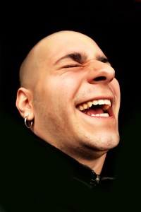 laughing - permission given for blog