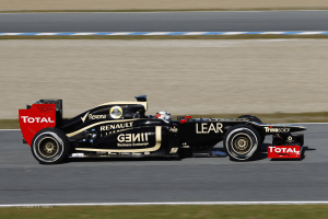 How comfortable is your driving space? [Note the new team sponsor]